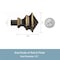Kenney Mfg Kenney Arts & Crafts 1/2 Petite Cafe Decorative Window Curtain Rod, 28-48, Oil Rubbed Bronze KN55479 - alternate 4